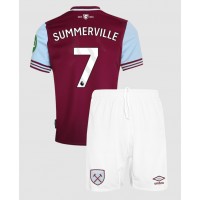 West Ham United Crysencio Summerville #7 Domaci Dres za djecu 2024-25 Kratak Rukav (+ Kratke hlače)